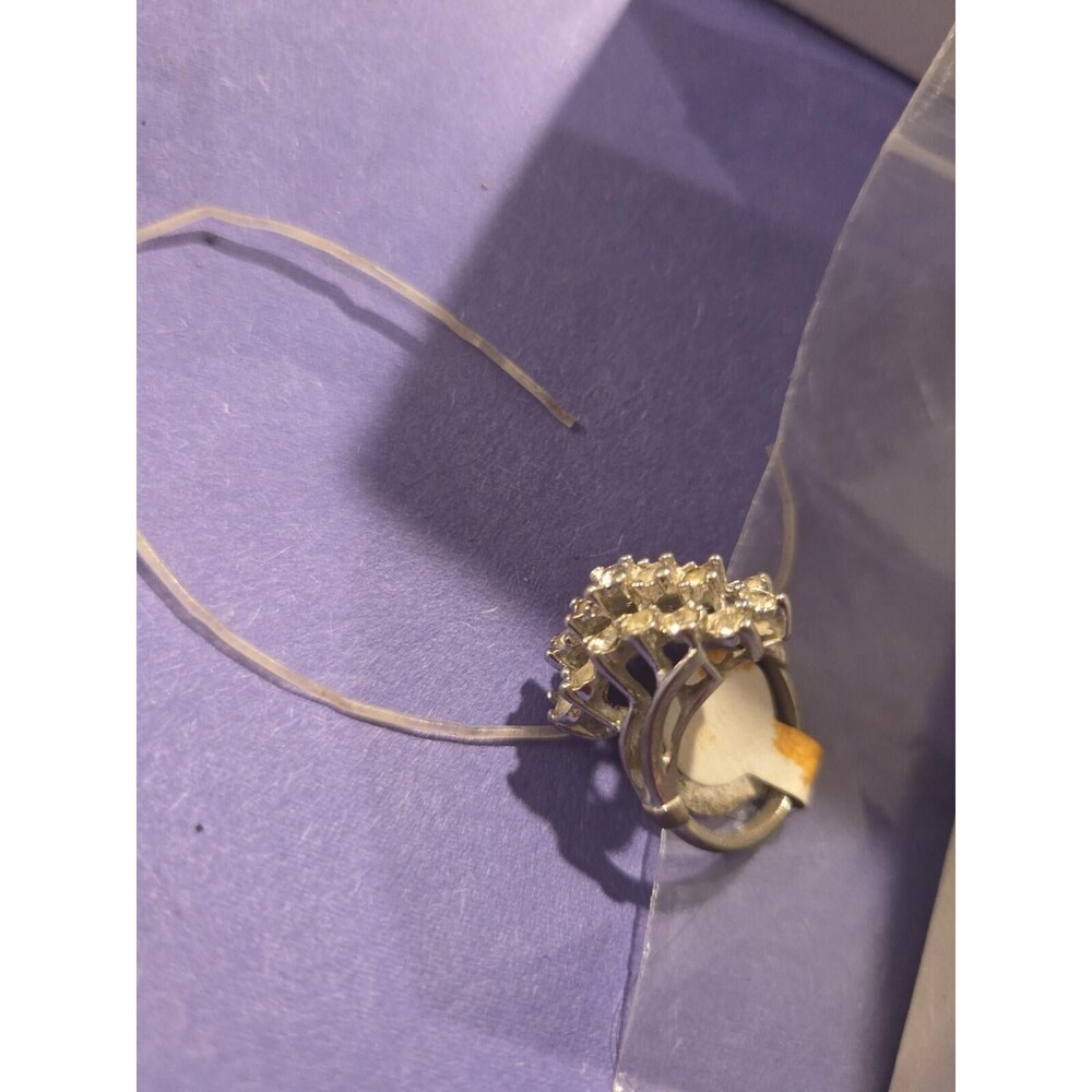 Size 5 Sterling Diamond? Ring